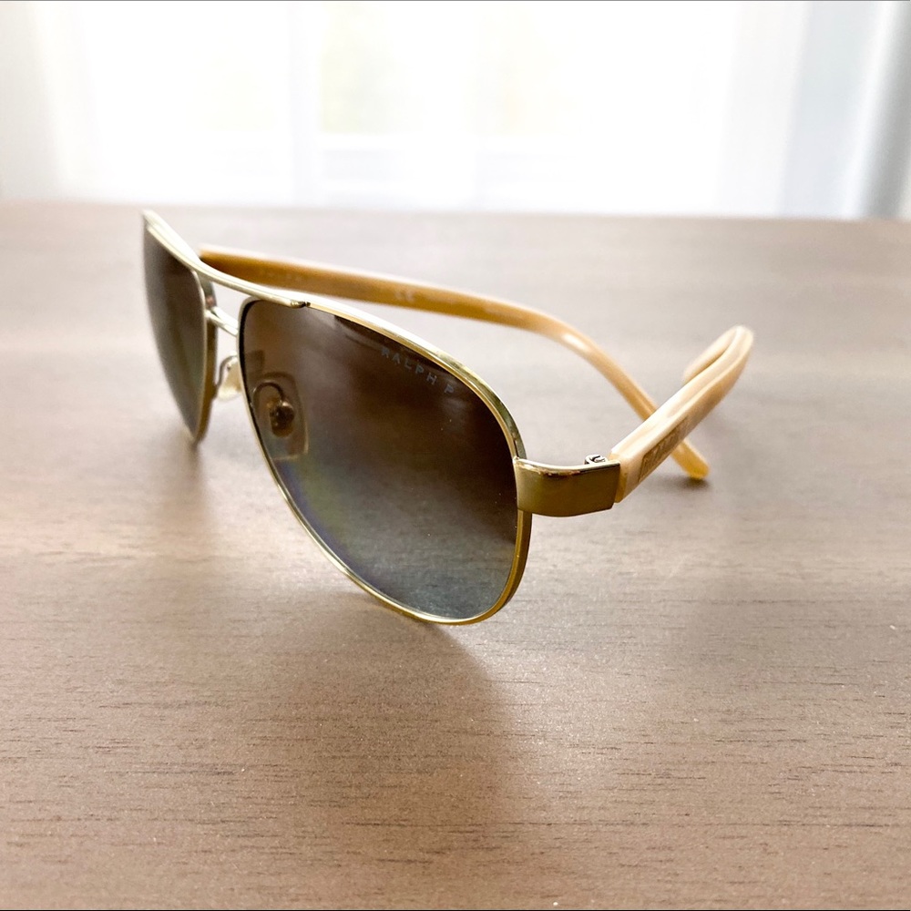 Ralph Lauren Polarized Aviator Sunglasses